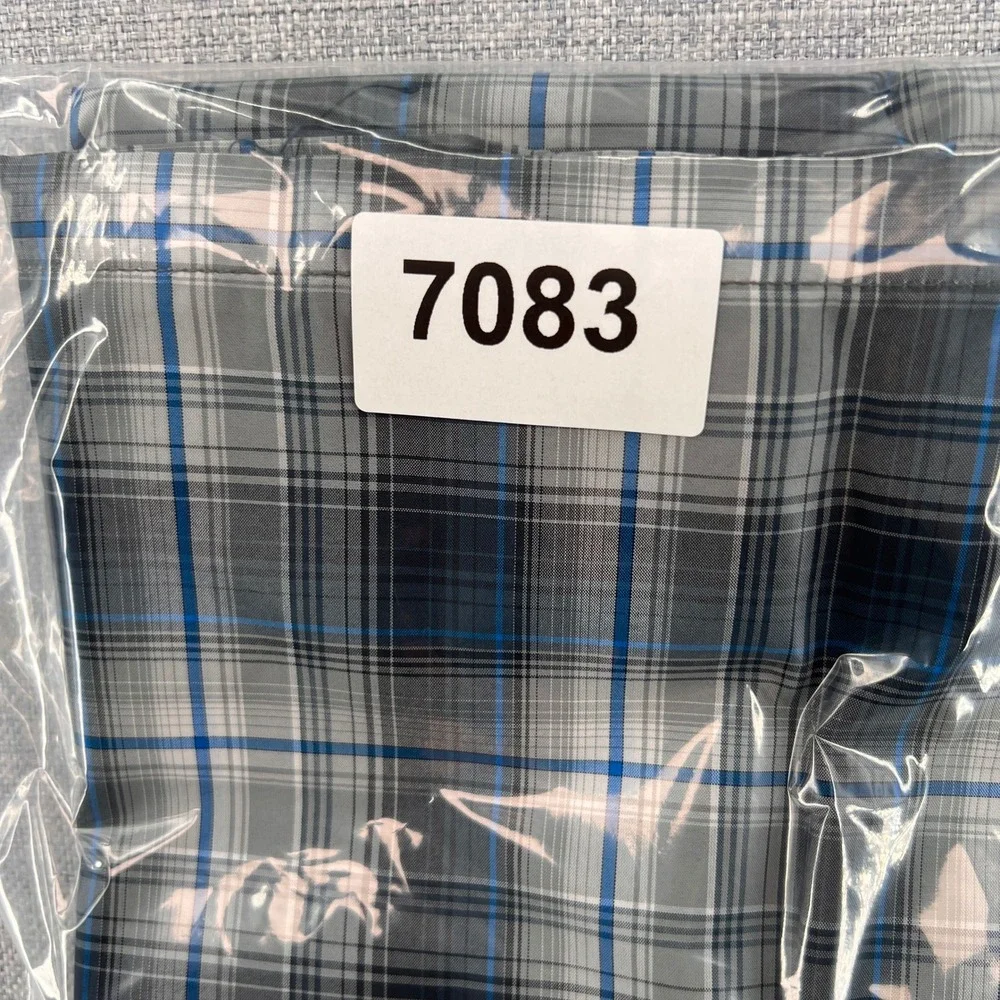 KUHL Response Button Shirt Men XL Gray Blue Plaid Short Sleeve Outdoor Hike GORP - Picture 12 of 12